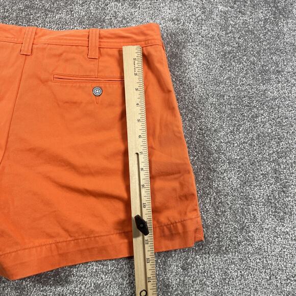 Polo Ralph Lauren Shorts Womens 8 Chino Cotton Pony Preppy Classic Orange - Picture 10 of 10